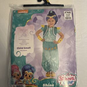 Halloween Dress up Girls Child Sz Small 4-6 Shimmer & Shine "Shine Costume